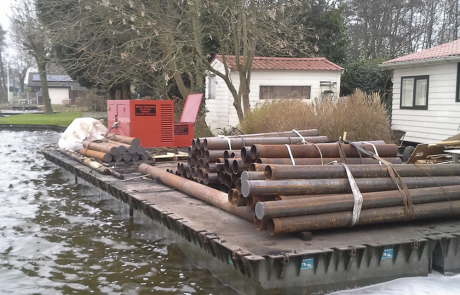 Trillingsvrij heien eilandwoning Meijers