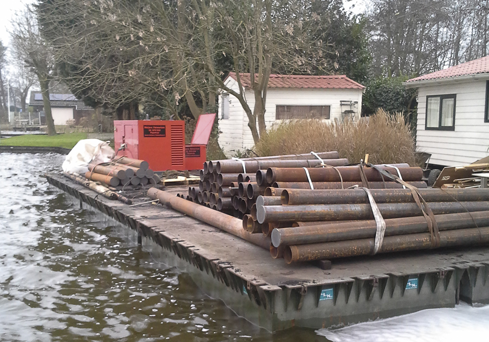 Trillingsvrij heien eilandwoning Meijers